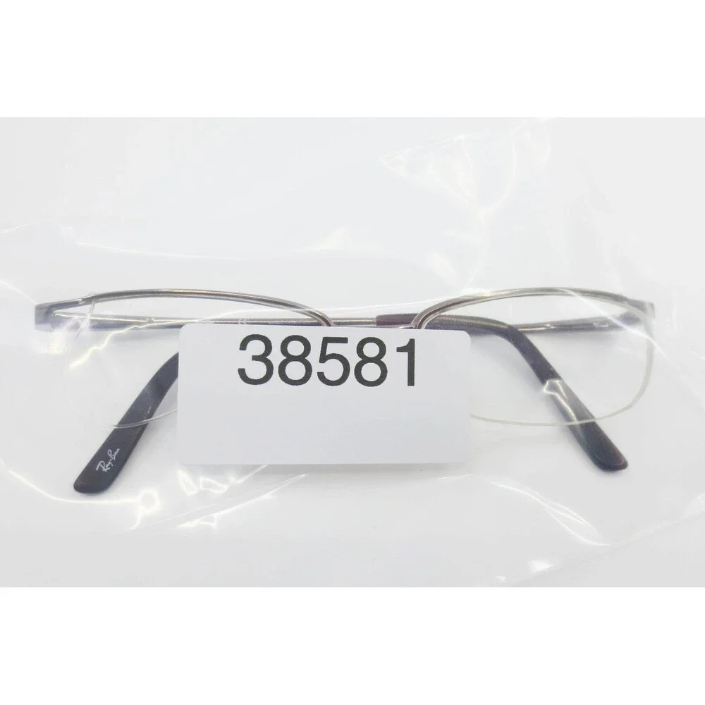 Ray-Ban RB 6101 2531 Gunmetal Brown Semi-Rimless Eyeglasses 50-18-135